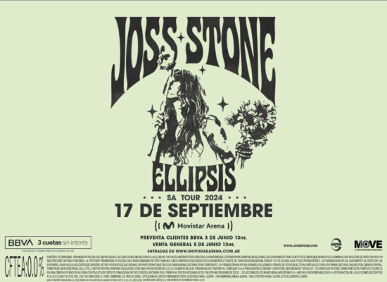 Joss Stone tocará en el Movistar Arena
